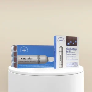 Ampollas de Queratina Salerm Kera-Plus con queratina reparadora para pelo de fallera dañado por moños y ondas tradicionales