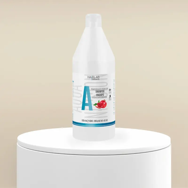 Champú hidratante Granada con extracto de granada para pelo de fallera, natural o sintético, limpieza suave y brillo