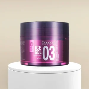 Gel fijador Salerm Ice Gel 03 para moños y ondas de fallera con fijación fuerte y arginina